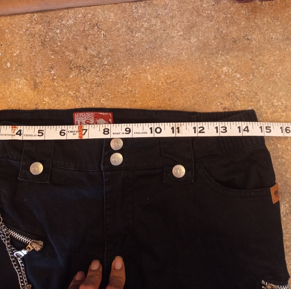 US Rodeo Black Pants Size 5/6 - Picture 13 of 13